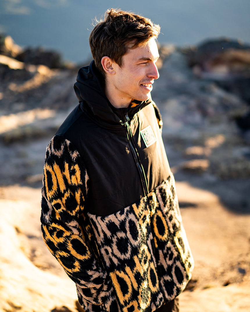 Mens Sherpa Full Zip | Golden