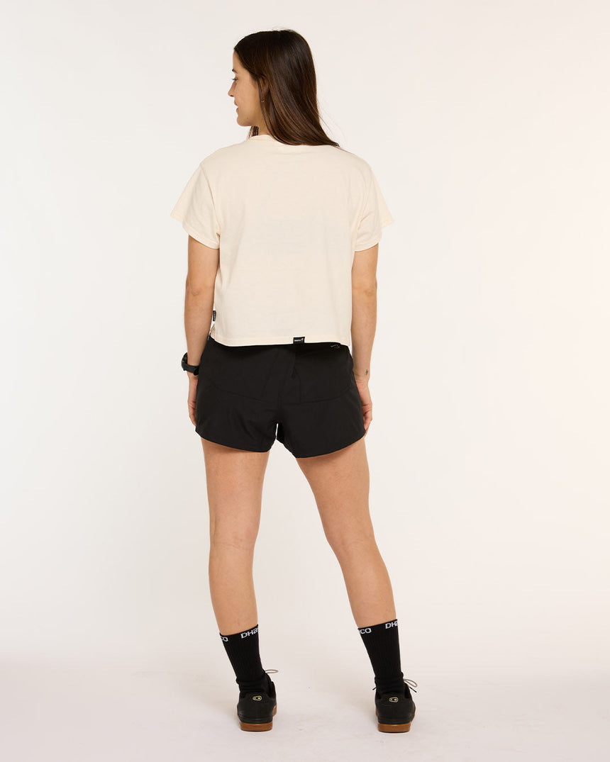 Womens Pit Shorts | Black