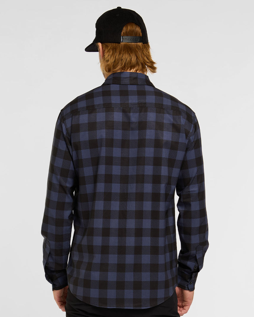 Mens Tech Long Sleeve Shirt | Jet