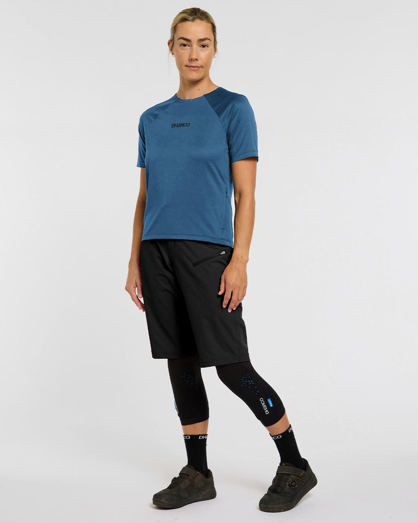 Womens Ather Short Sleeve Jersey | Morrocan Blue