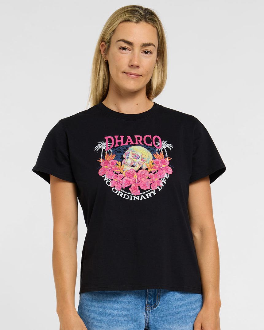 Womens Cotton Tee | Paradise | Short Sleeves | WOMENS TOPS | DHaRCO | Image 1 of 6