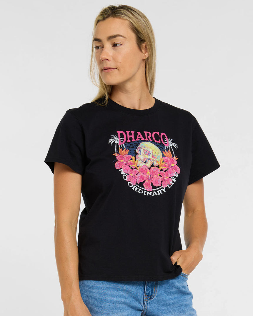 Womens Cotton Tee | Paradise | Short Sleeves | WOMENS TOPS | DHaRCO | Image 2 of 6