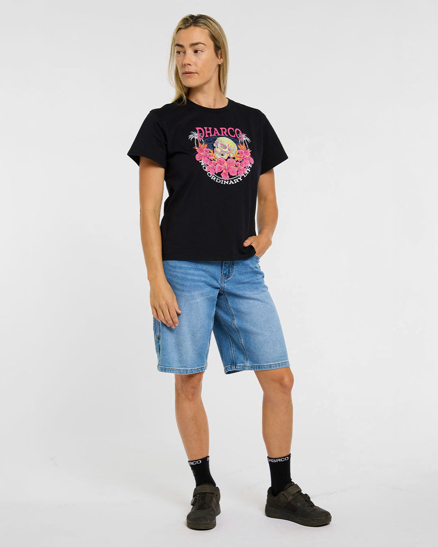 Womens Cotton Tee | Paradise | Short Sleeves | WOMENS TOPS | DHaRCO | Image 4 of 6