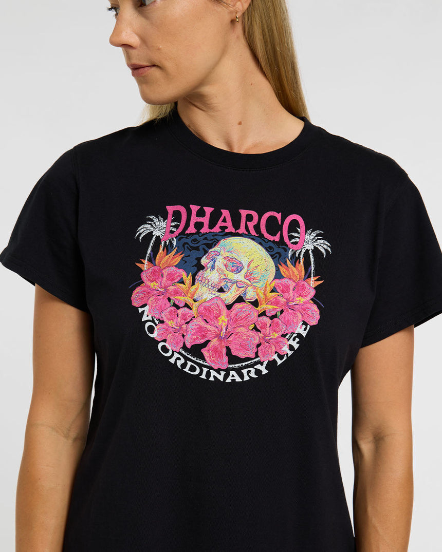 Womens Cotton Tee | Paradise | Short Sleeves | WOMENS TOPS | DHaRCO | Image 6 of 6