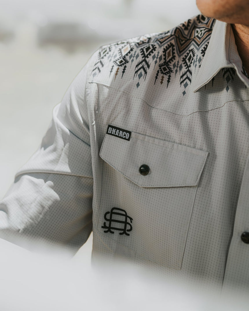 Mens Tech Long Sleeve Shirt | Kyle Strait Signature Rattlesnake