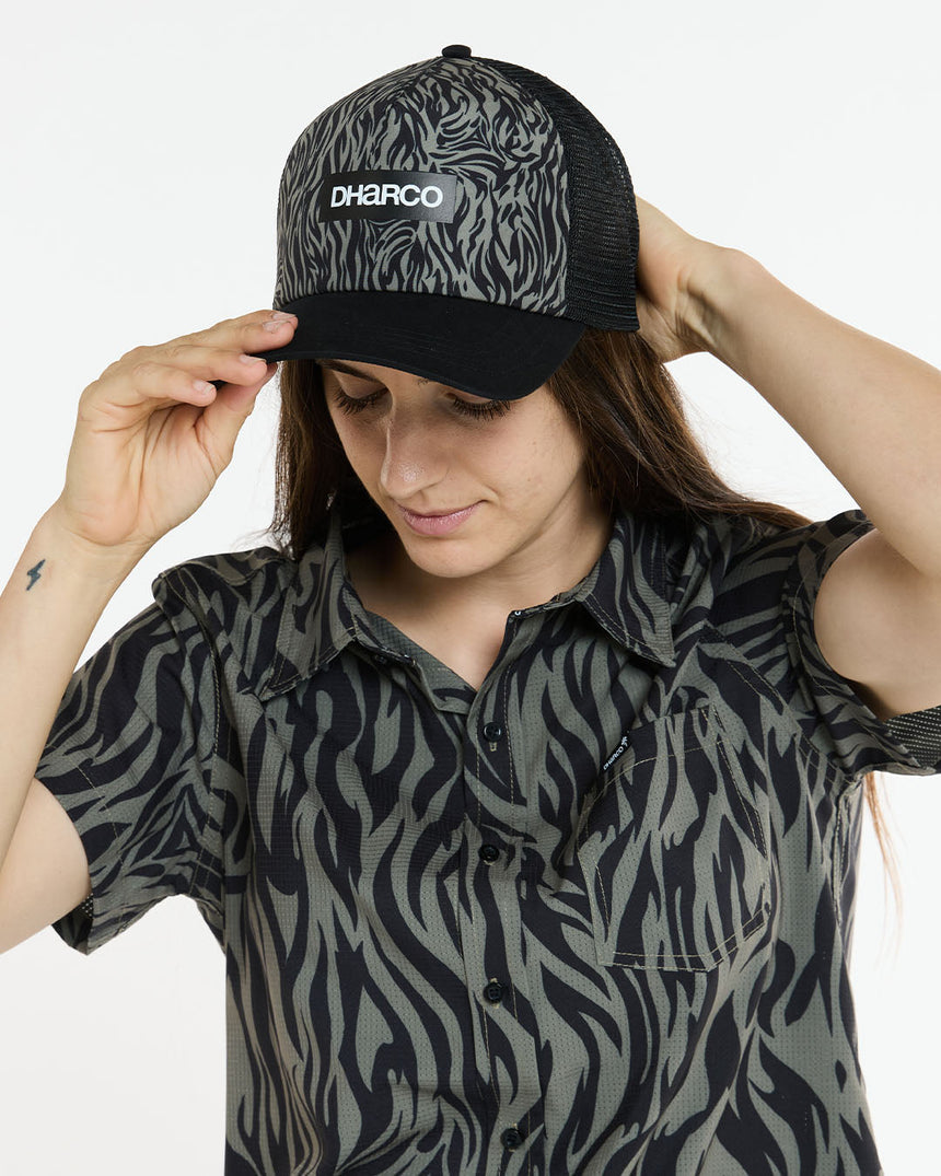 Curved Peak Trucker | Cypress