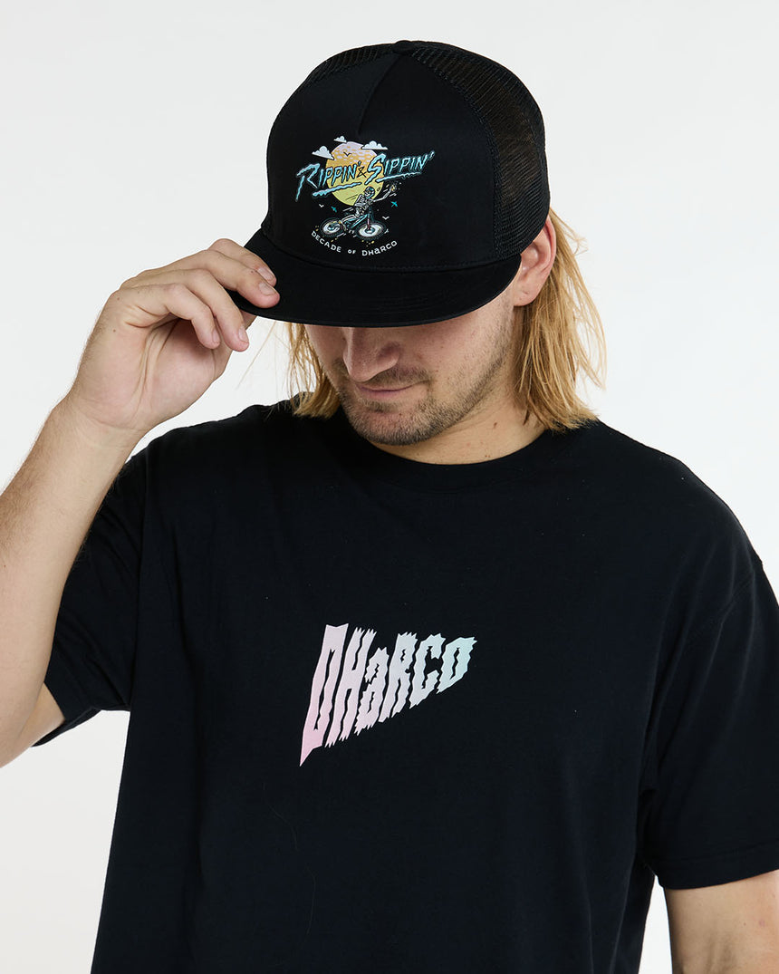 Flat Brim Trucker | Rippin & Sippin