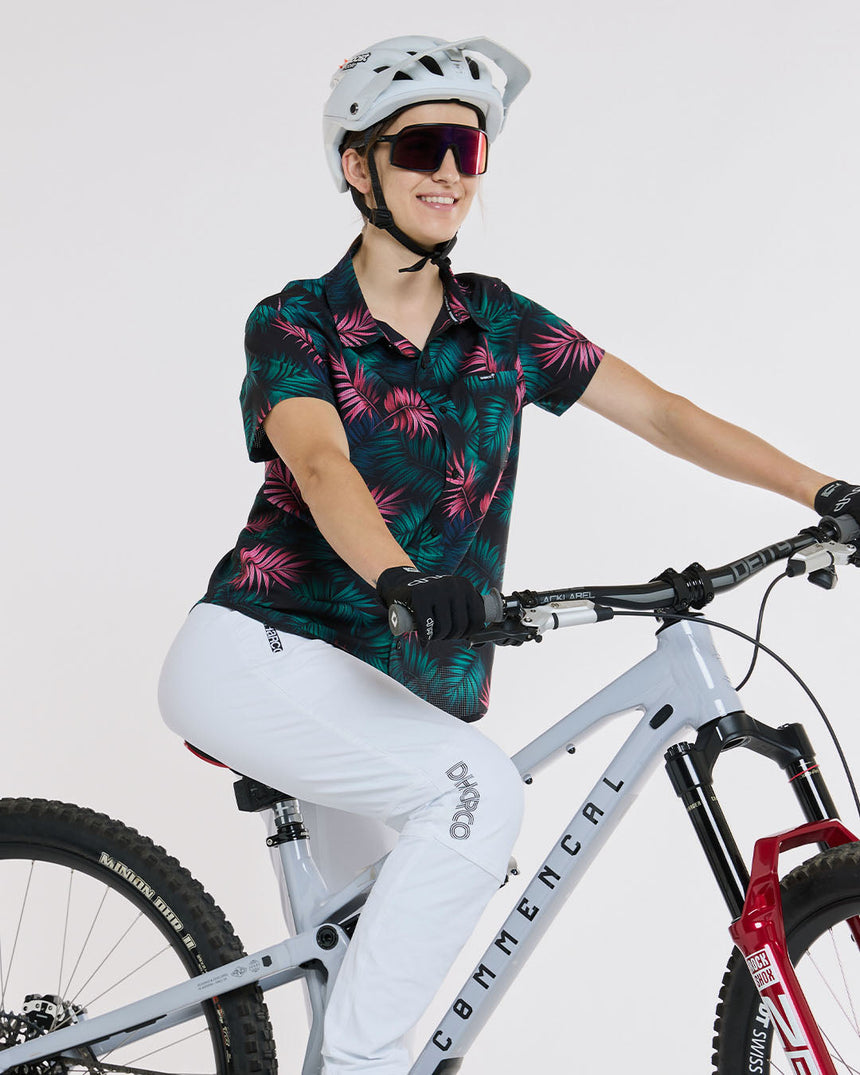 Womens Tech Party Shirt | Dark Fern