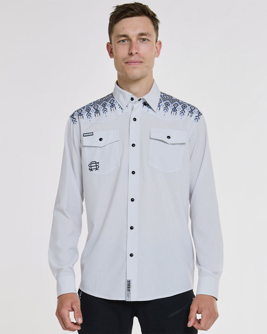 Mens Tech Long Sleeve Shirt | Kyle Strait Signature Rattlesnake