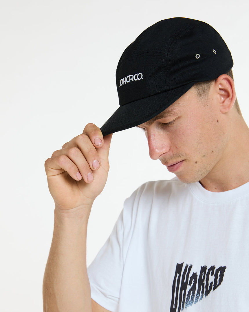 5 Panel Hat | Black