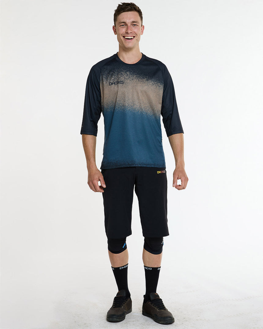 Mens 3/4 Sleeve Jersey | Dusty Waters
