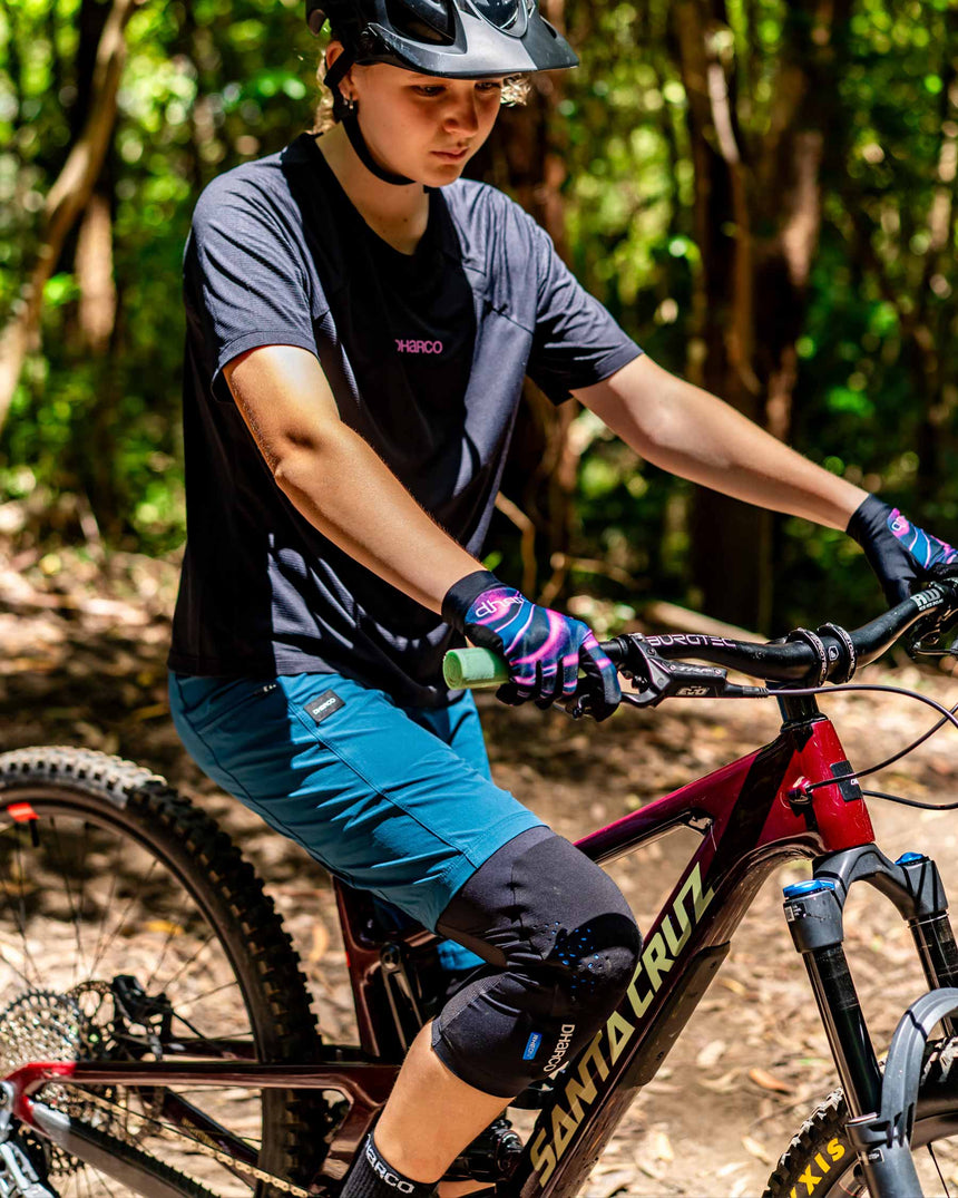 Womens Trail shorts | Morrocan Blue