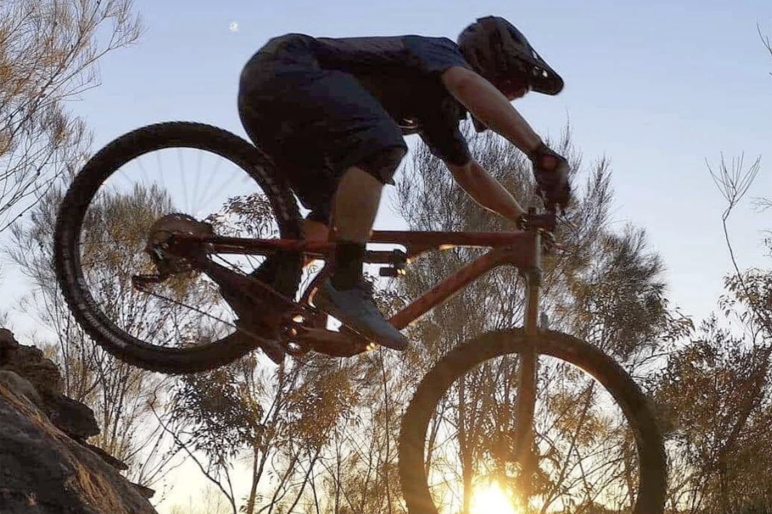 'CANNONBALL' RIPPING HIS LOCAL TRAILS