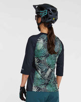 Womens 3/4 Sleeve Jersey | Burnt Brandy