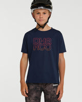Youth Tech Tee | Neon Navy