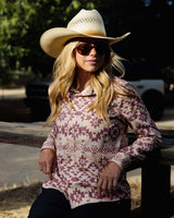 Womens Tech Long Sleeve Shirt | Rachel Strait Signature - Round Up