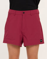 Womens Pit Shorts | Sangria