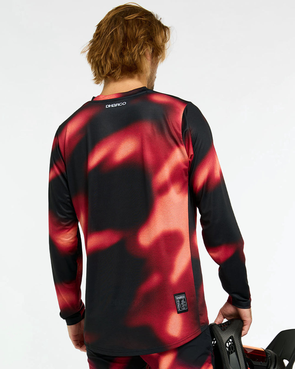 Mens Race Jersey | Infrared | Long Sleeves | MENS TOPS | DHaRCO | Image 2 of 7