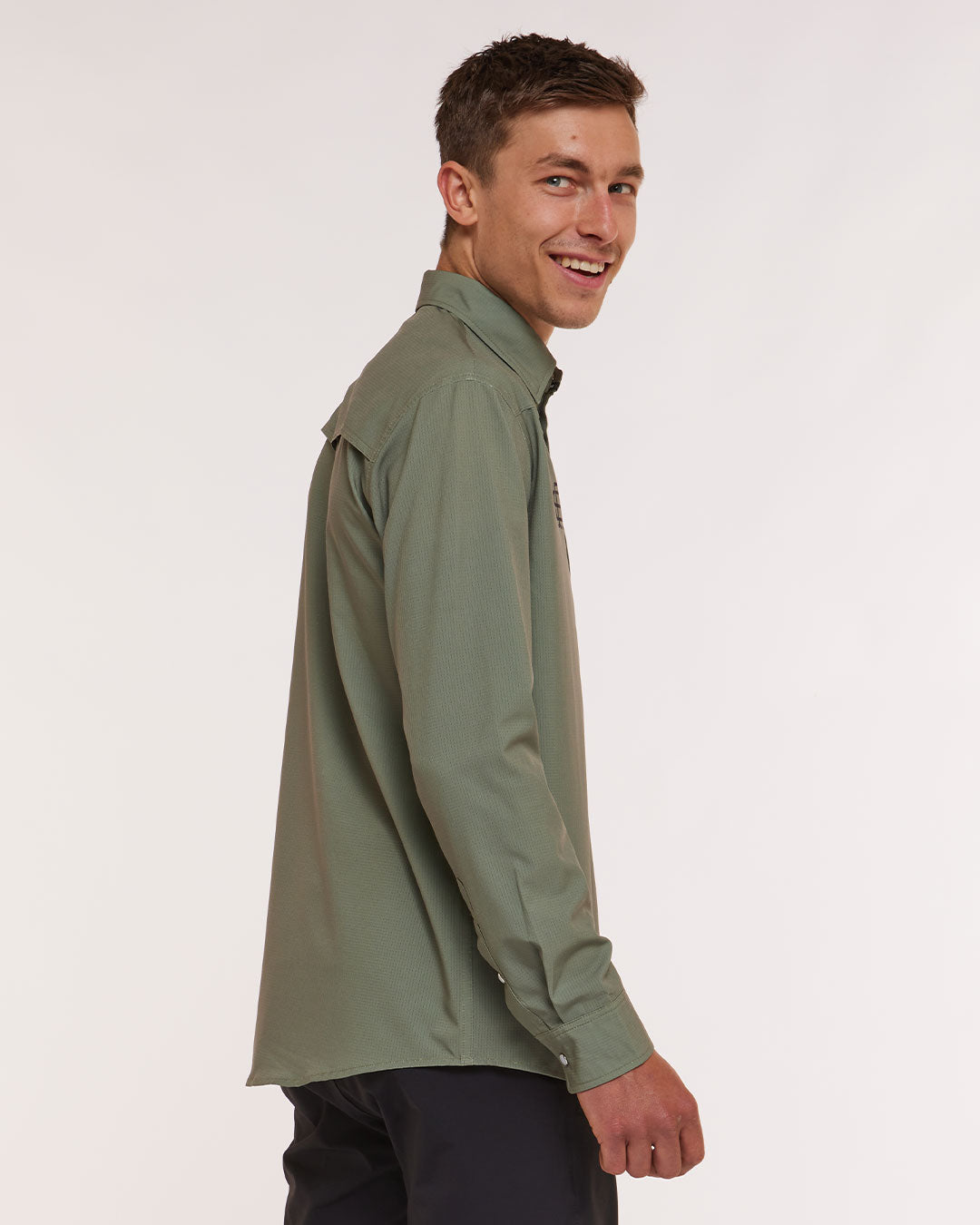 Mens Western Shirt | Kyle Strait Signature Edition Green