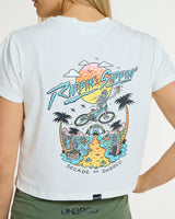 Womens Cotton Crop | Decade of DHaRCO White