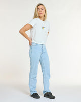 Womens Cotton Crop | Decade of DHaRCO White
