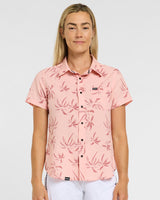 Womens Tech Party Shirt | Pink Palm