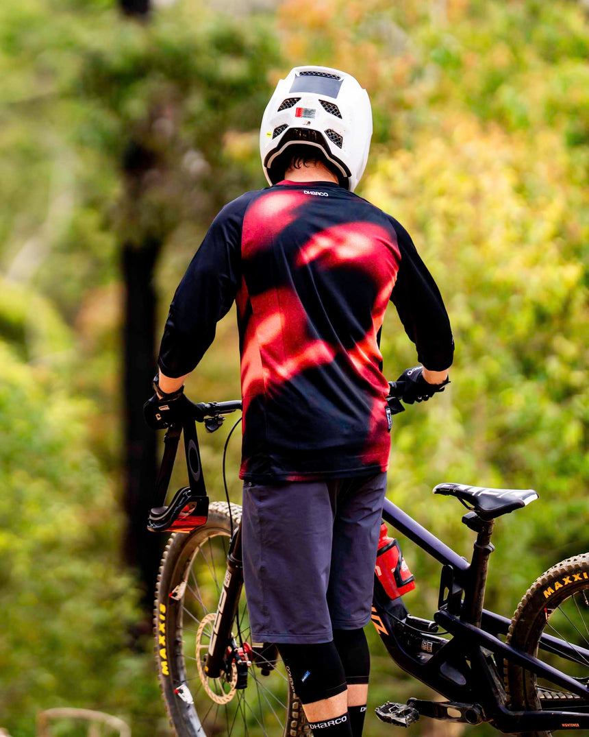 Mens 3/4 Sleeve Jersey | Infrared