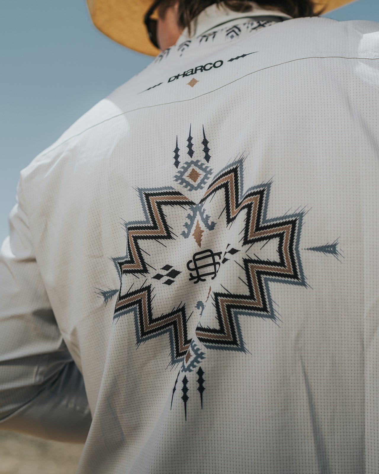 Mens Long Sleeve Button Up | Kyle Strait Signature Rattlesnake