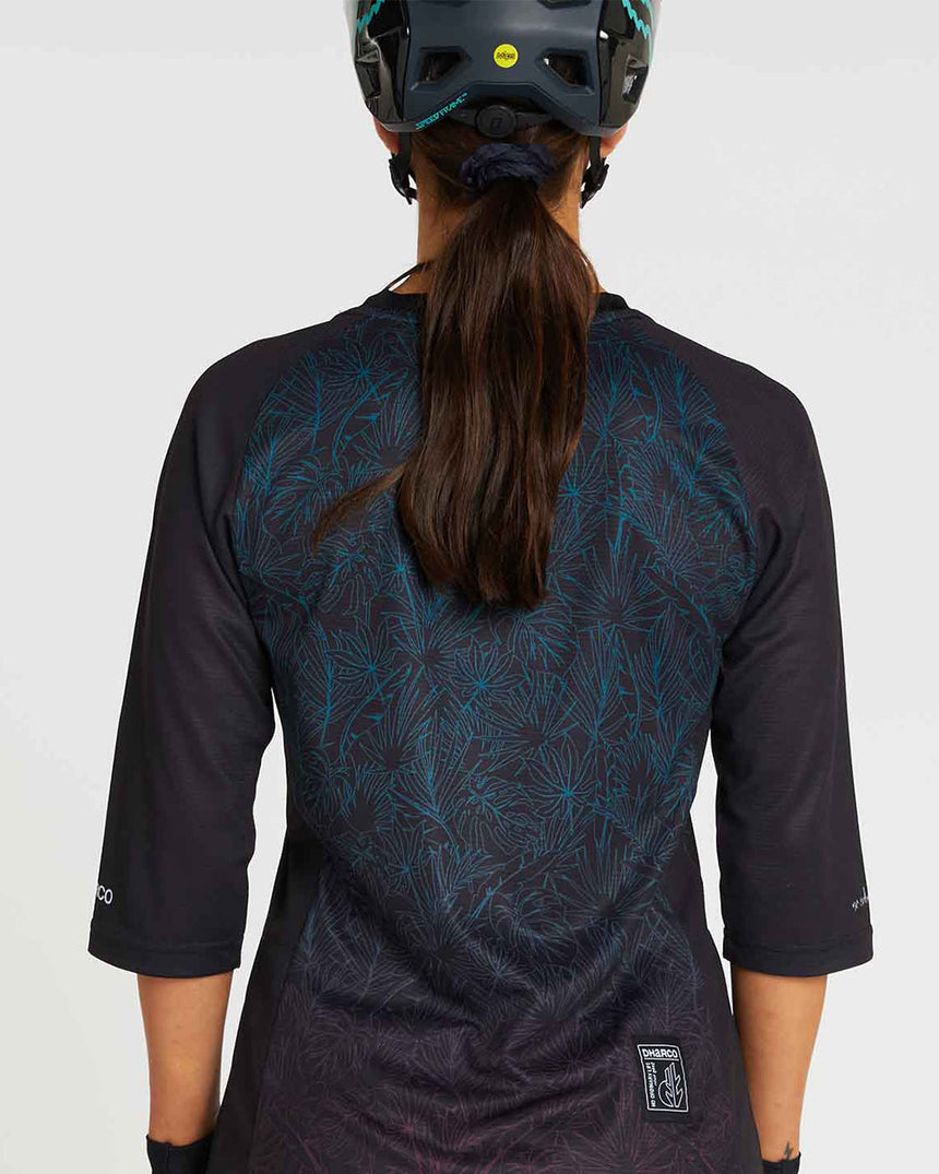 Womens 3/4 Sleeve Jersey | Tropical Fade