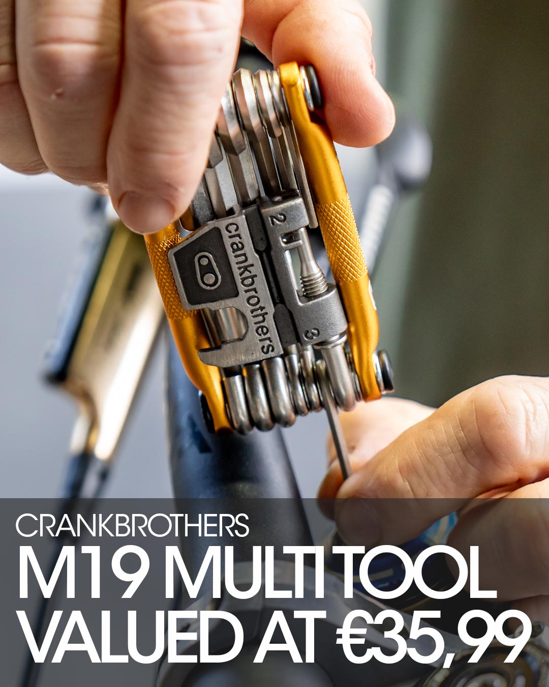 Crank Brothers M19 Multi Tool Gold