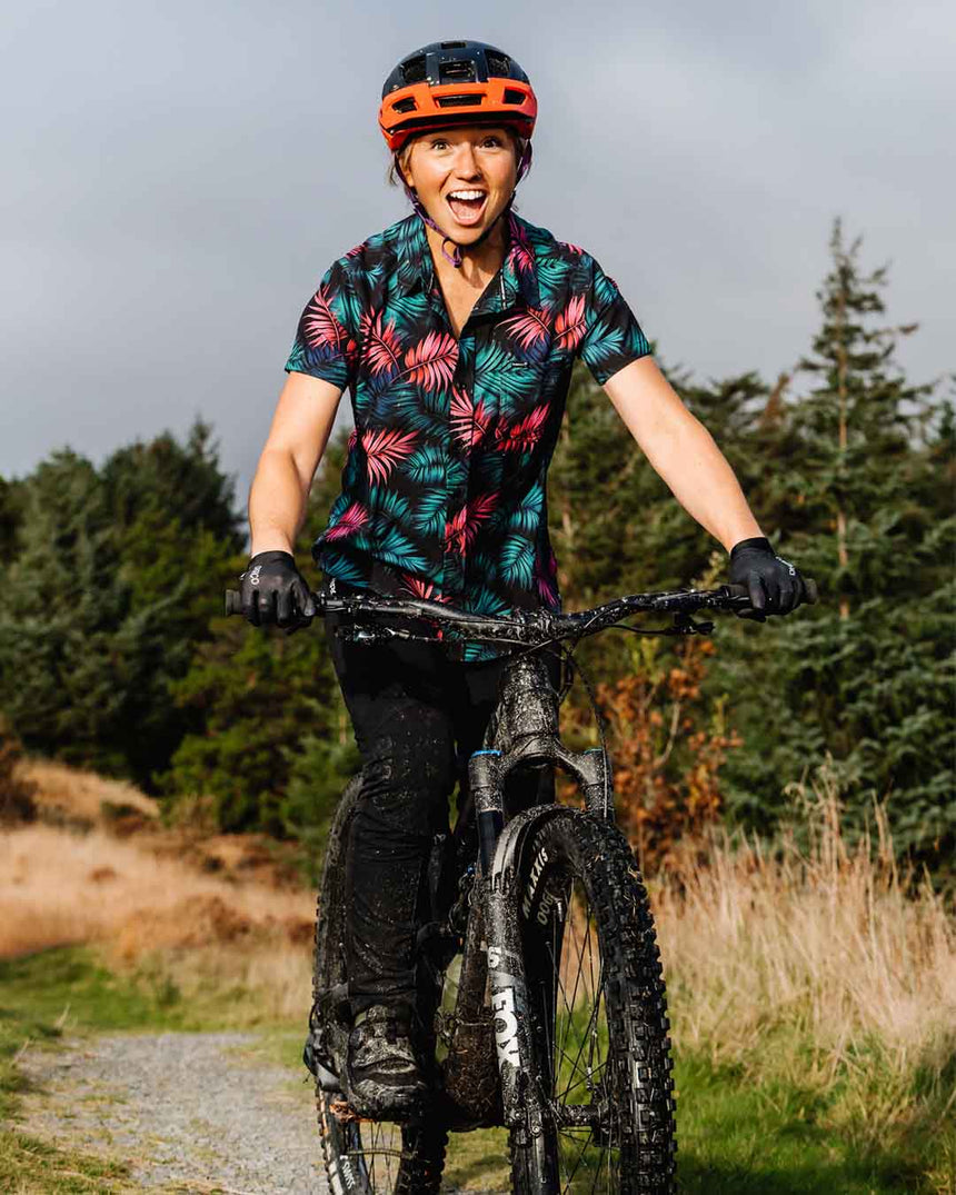 Womens Tech Party Shirt | Dark Fern