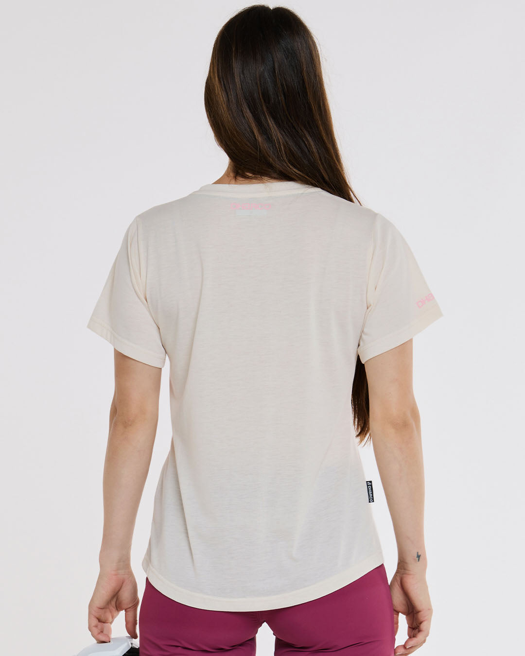 Womens Short Sleeve Tech Tee | Bone