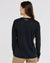 Womens Long Sleeve Tech Tee | Black