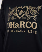 Womens Long Sleeve Tech Tee | Black