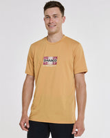 Mens Short Sleeve Tech Tee | Golden