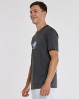 Mens Short Sleeve Tech Tee | Charcoal