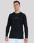 Mens Long Sleeve Tech Tee | Black