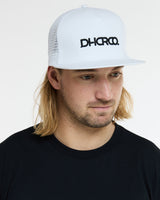 Flat Brim Trucker | White