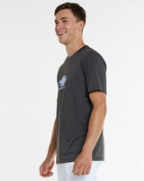 Mens Short Sleeve Tech Tee | Charcoal