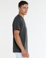 Mens Short Sleeve Tech Tee | Charcoal