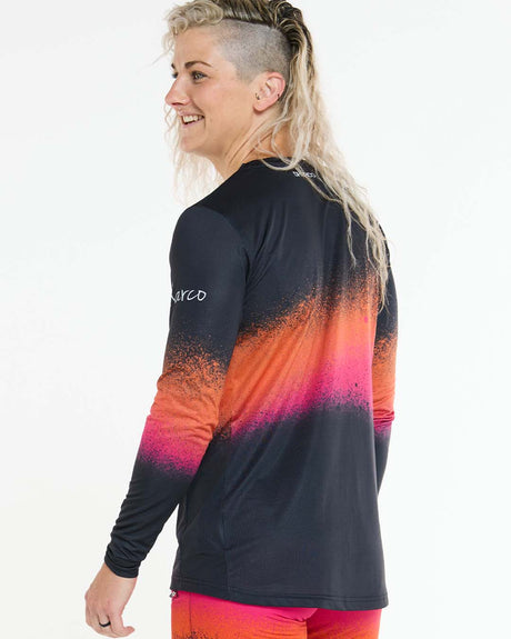 Womens Race Jersey | Black Snake