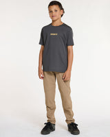 Youth Short Sleeve Tech Tee | Charcoal