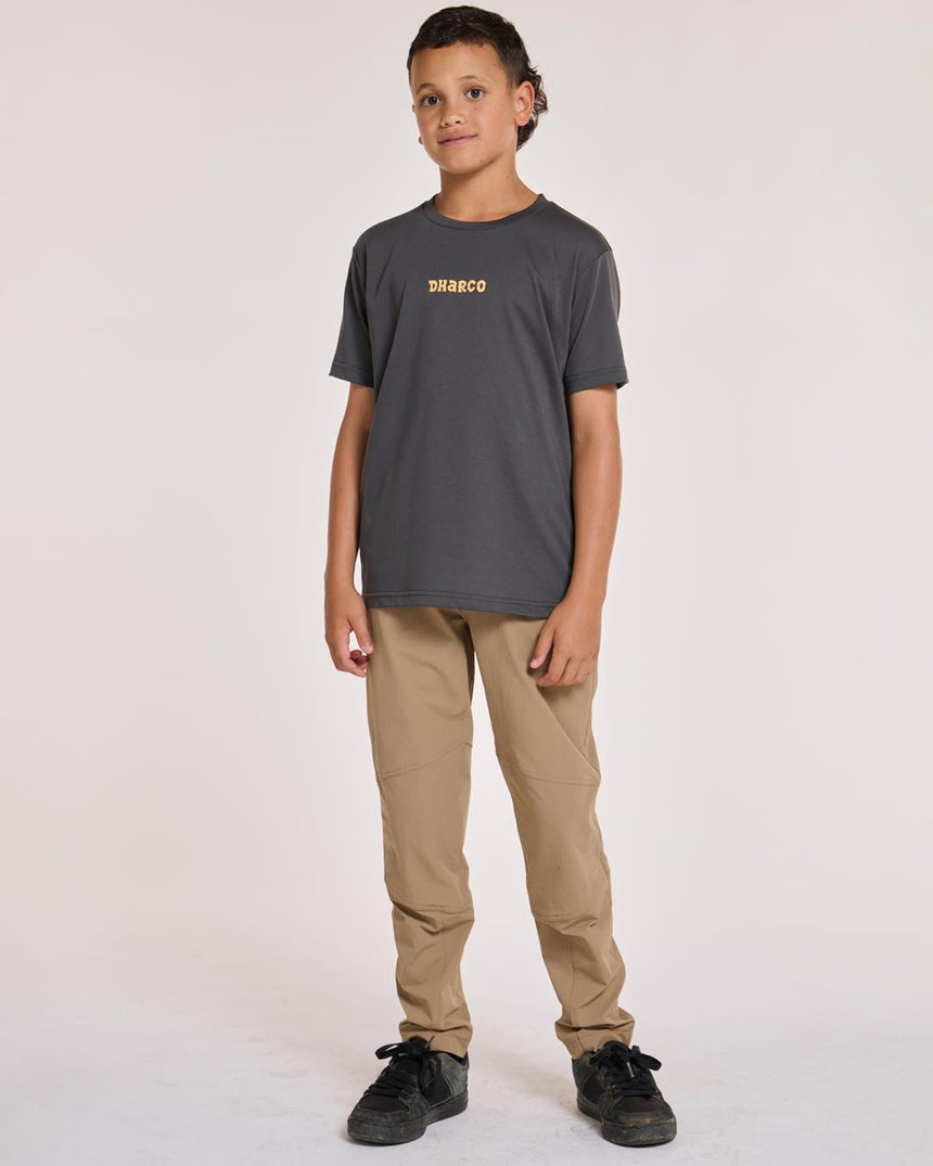 Youth Short Sleeve Tech Tee | Charcoal
