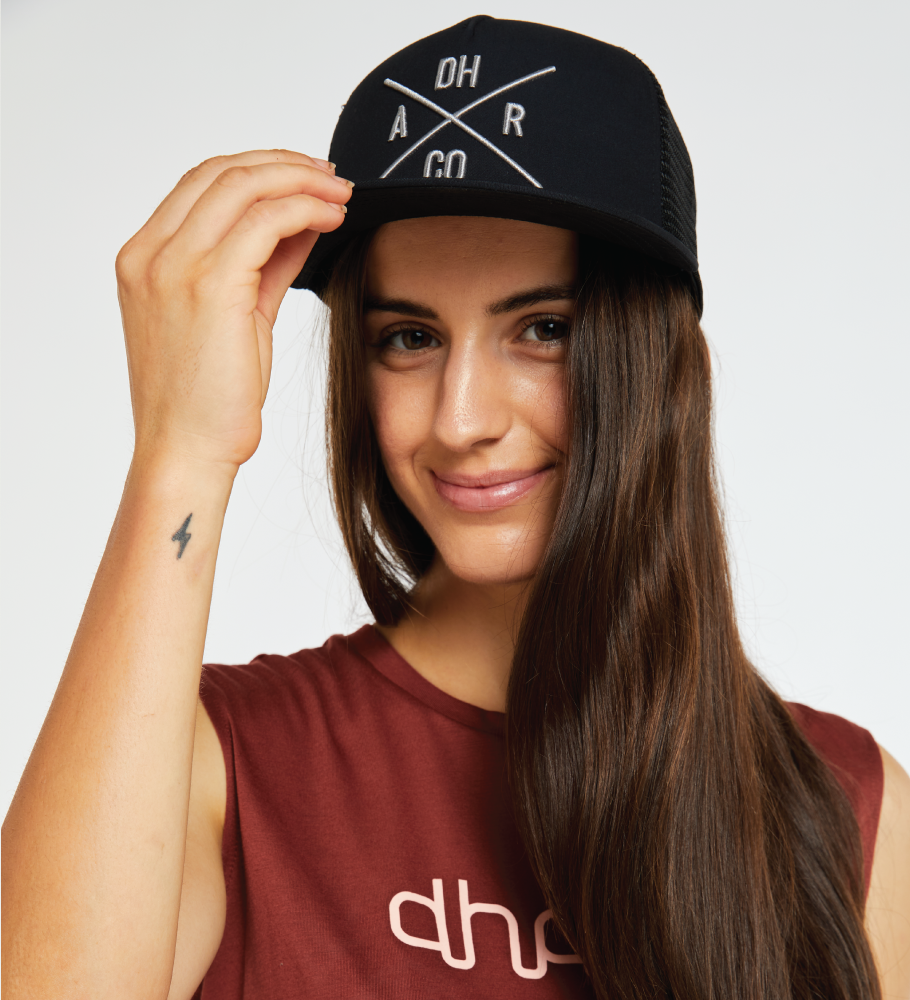 Flat Brim Trucker | Classic Carbon